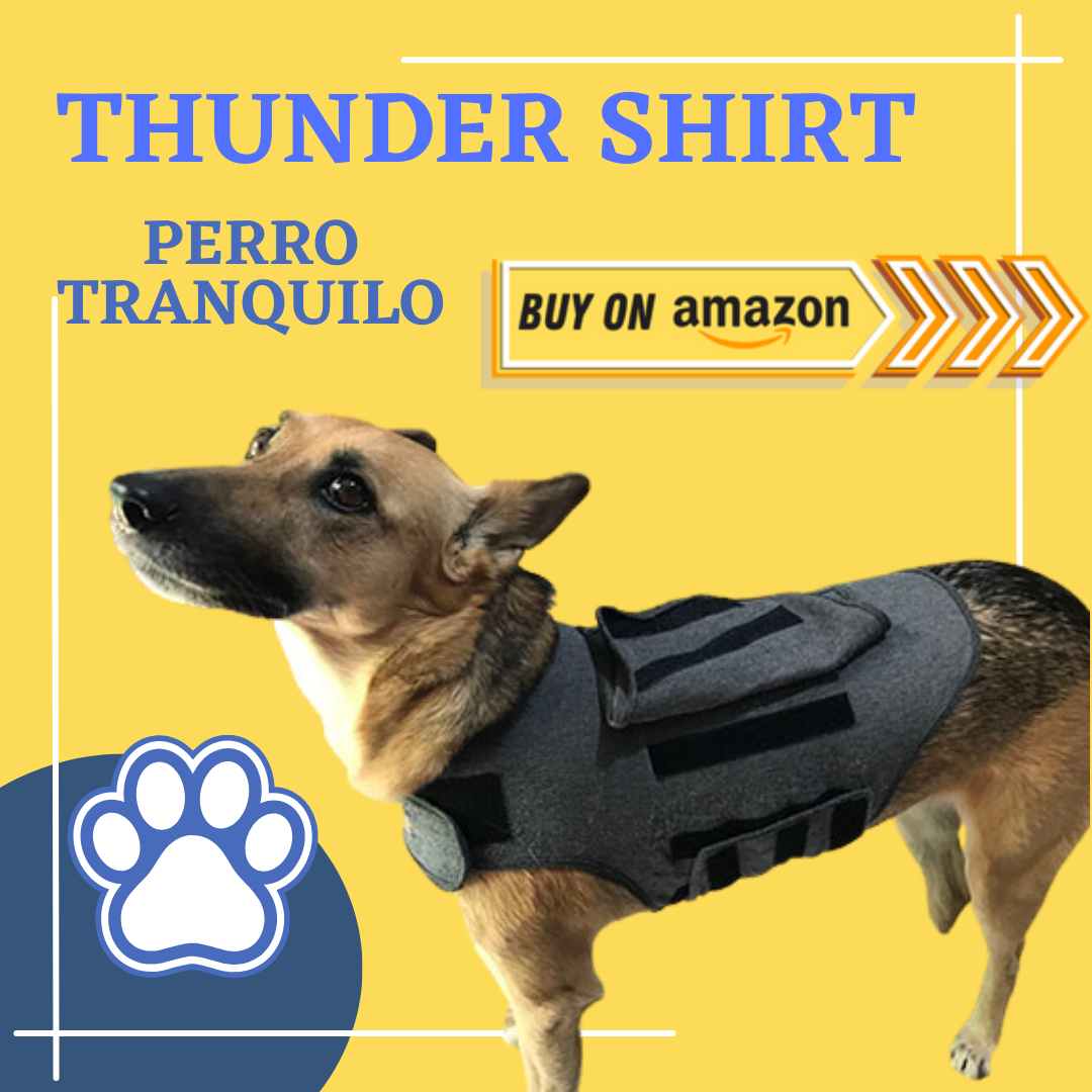 Thunder shirt para calmar al perro, chaleco anti-estres